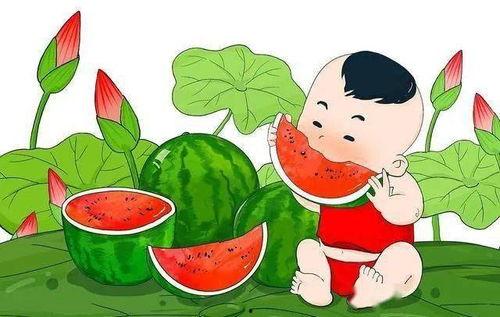 瓜瓜吃瓜四幅画,四幅画演绎的欢乐时光